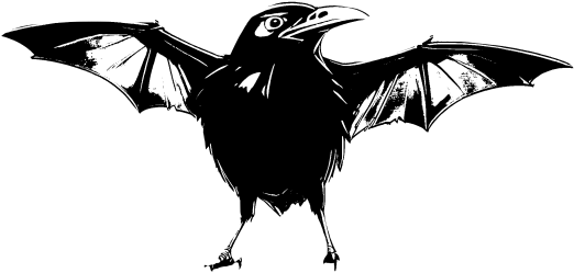 Grackle and Bat